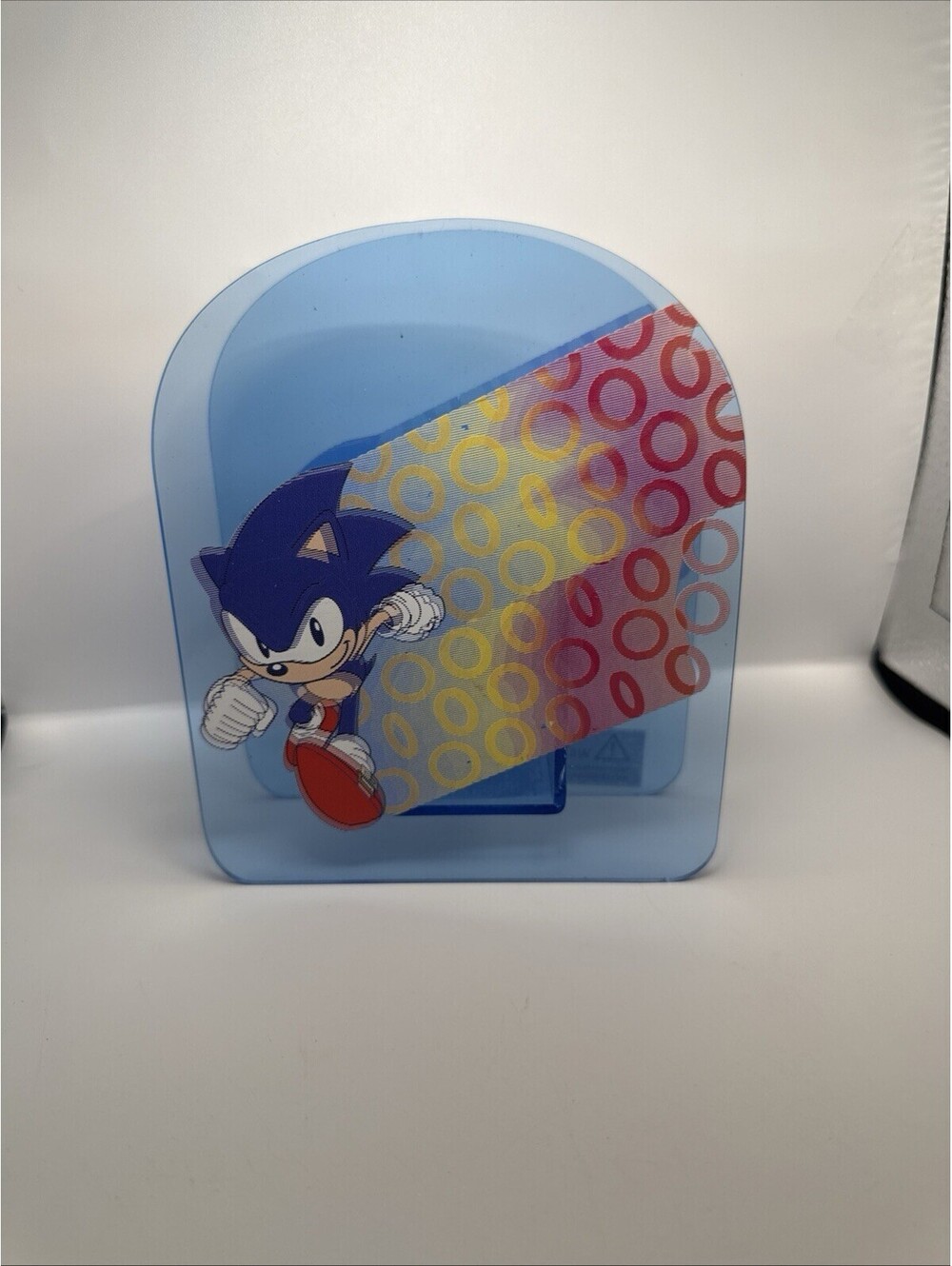 Official SEGA Sonic The Hedgehog Acrylic Desk Organizer Stationery Letter Holder